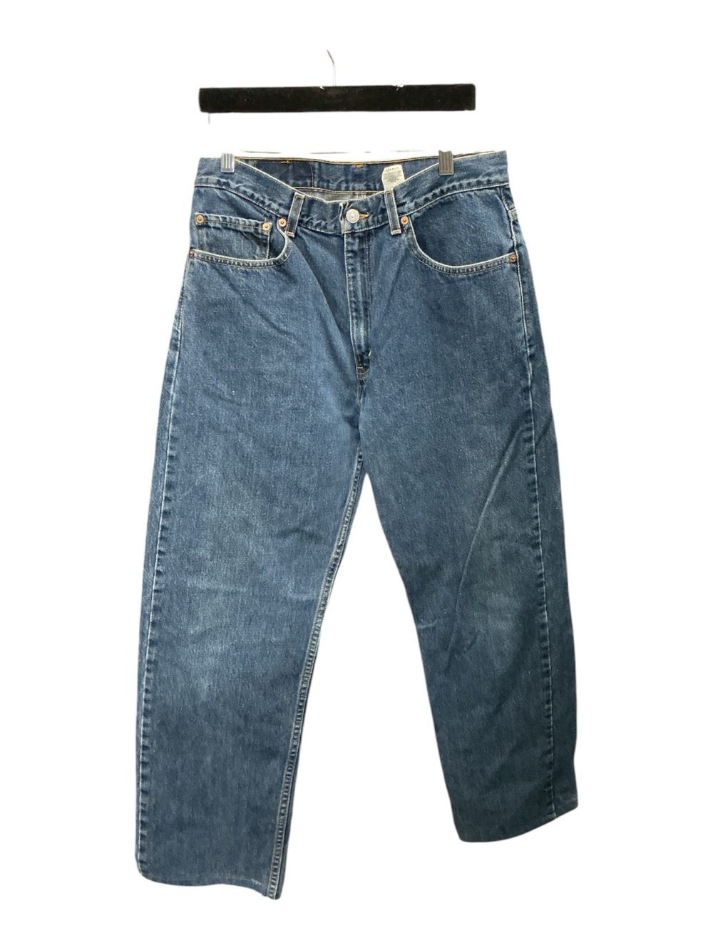 Levi's Men's 505 regular fit straight leg Blue Denim Jeans